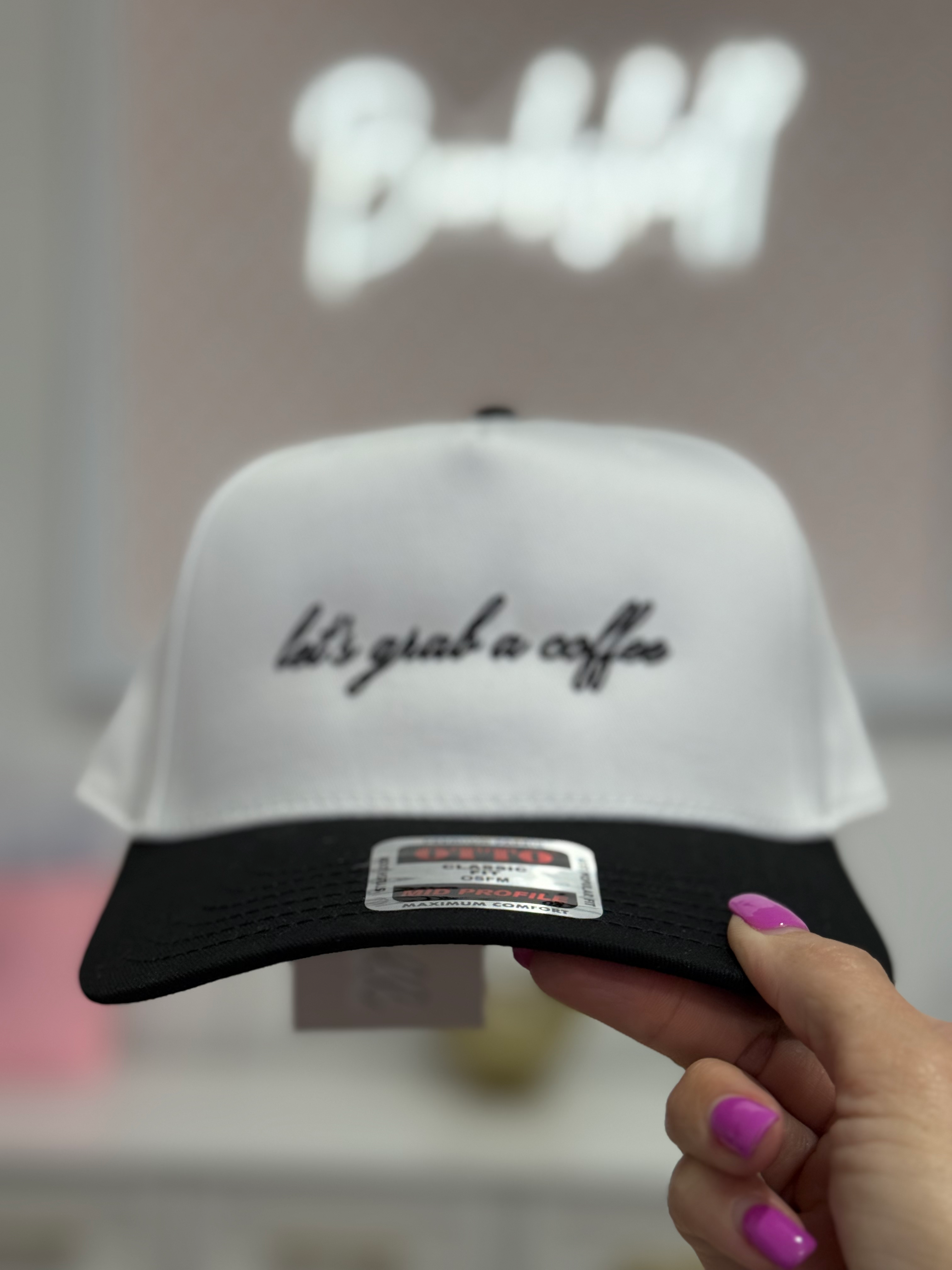 Let’s Grab a Coffee Trucker Hat