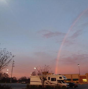 Our first rainbow landing on our RV. my-rv-for-sale.com