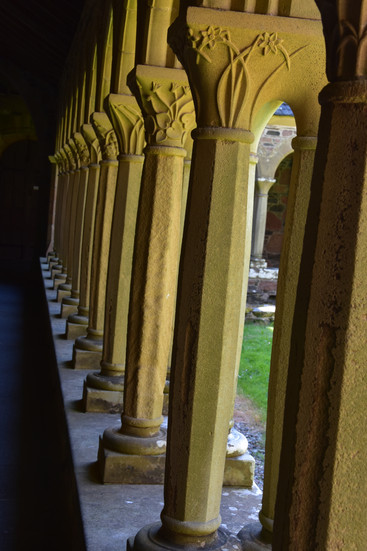 columns at iona cloister