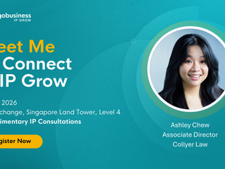 Associate Director Ashley Chew to speak at Connect @ IP Grow