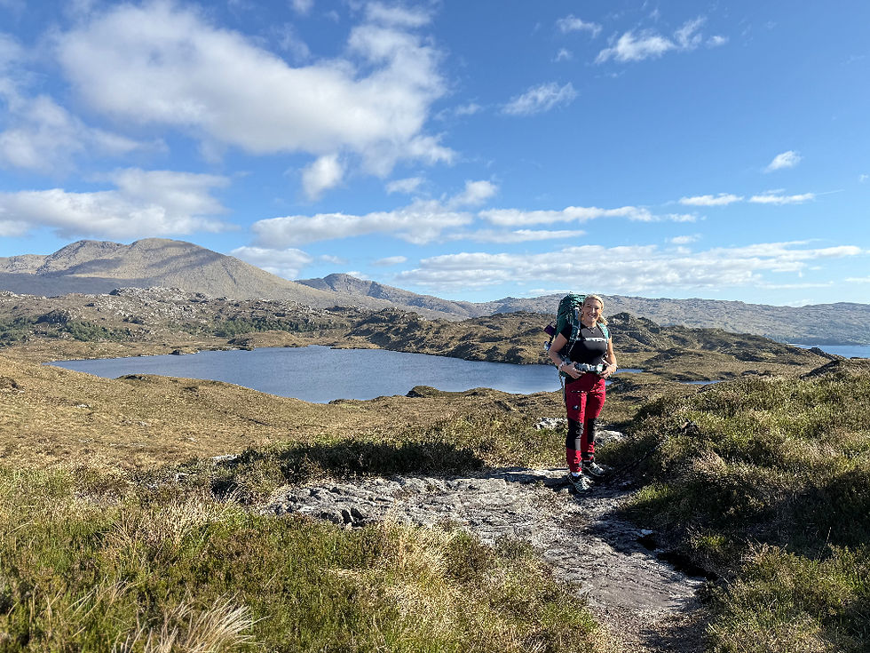 Lauren by Loch Doire a'Ghearrain
