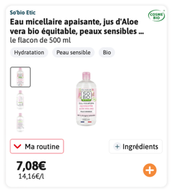 tuile produit