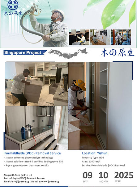 Formaldehyde (VOC) removal services in Singapore Oct 2025 （Yishun）.jpg