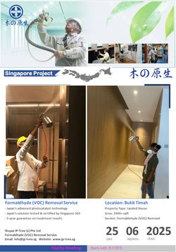 Formaldehyde (VOC) removal services in Singapore June 2025(Bukit Timah)