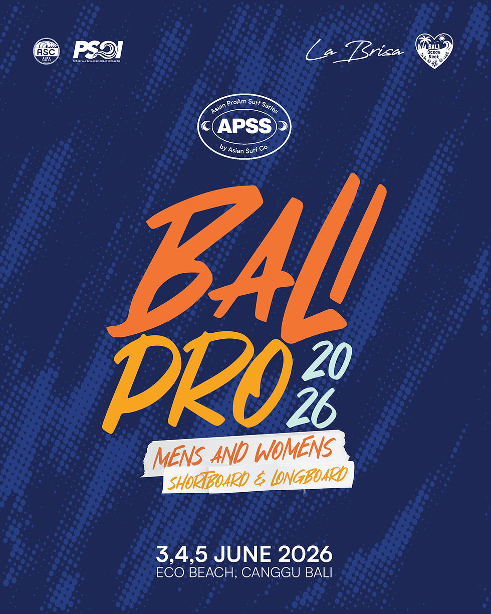 Grand Final of the 2026 Asian ProAm Surf Series (APSS)