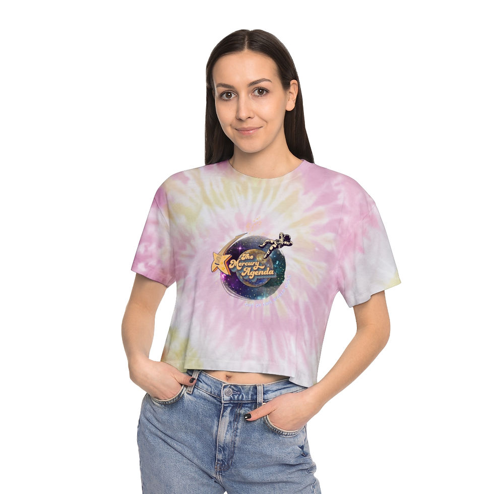 Thumbnail: The Mercury Agenda Women's Tie-Dye Crop Tee