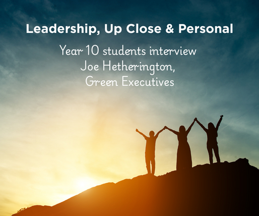 Leadership, Up Close and Personal