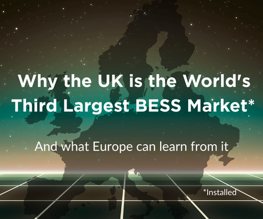 Why the UK is the World's Third Largest Installed BESS Market 