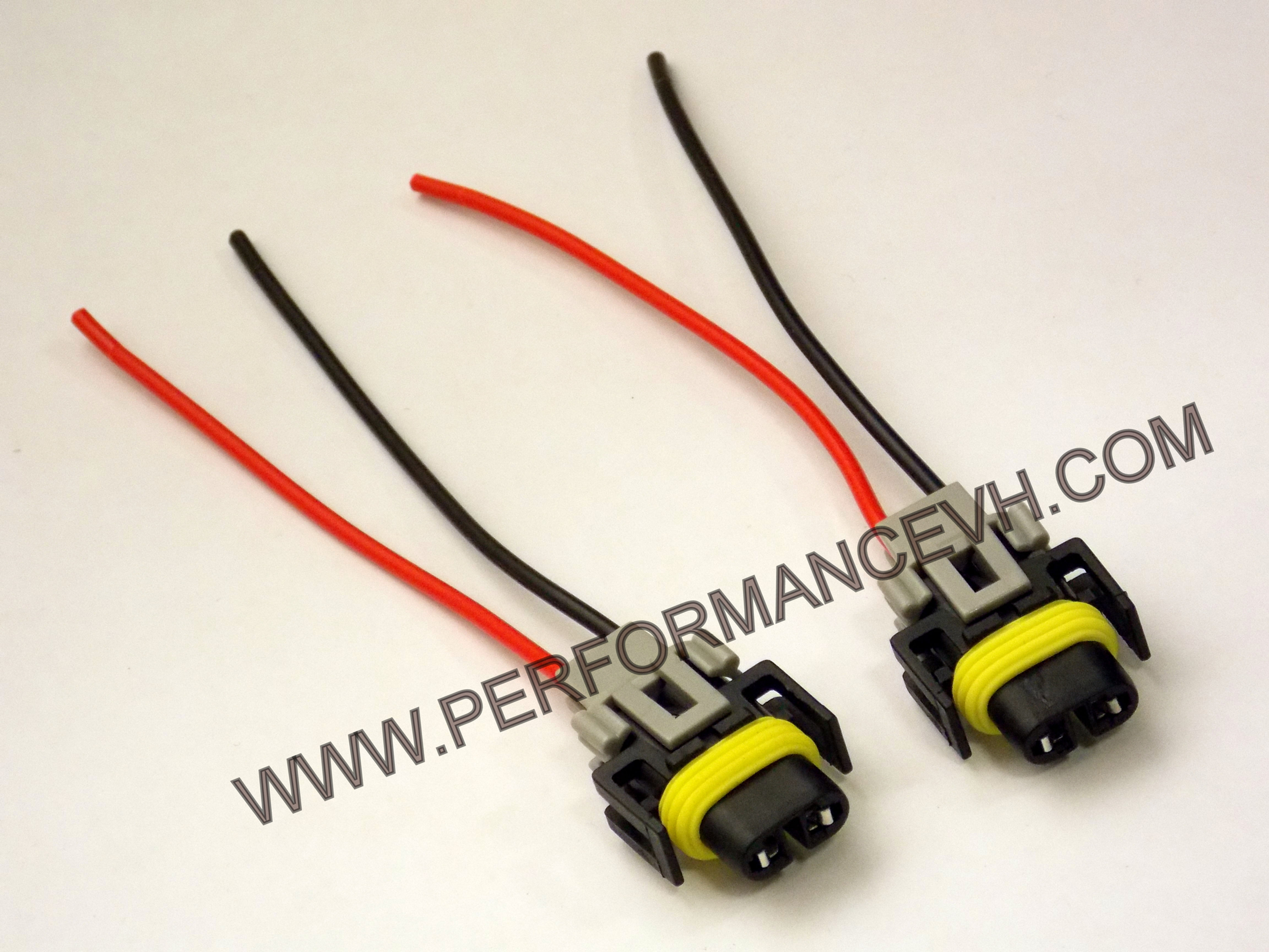 2 Pieces H11 / H8 / H9 Wiring Harness Socket Plug