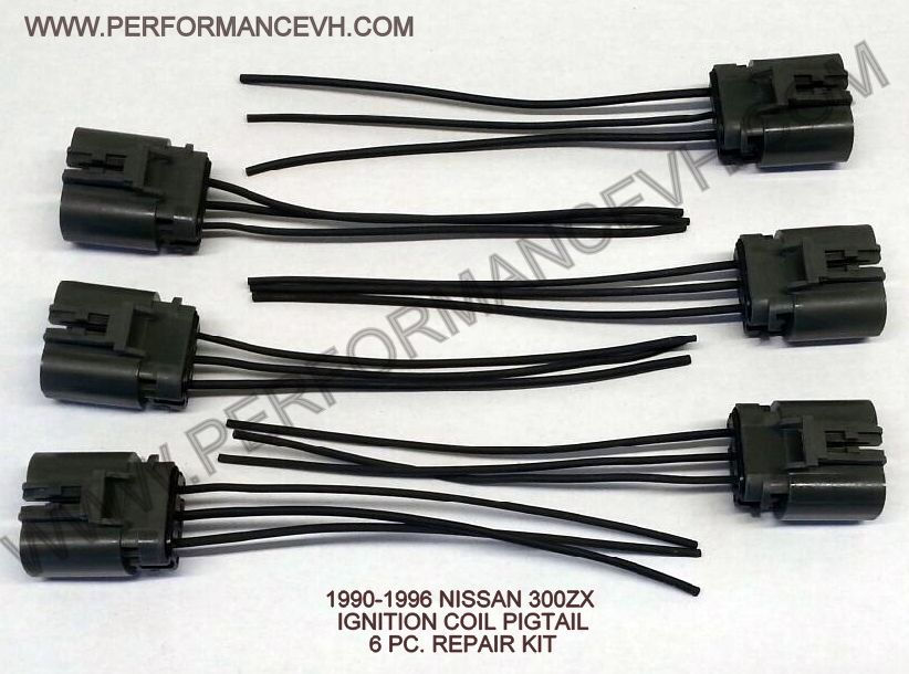 300ZX Z32 Ignition Coil Connector 6 PC. Repair Kit performancevh
