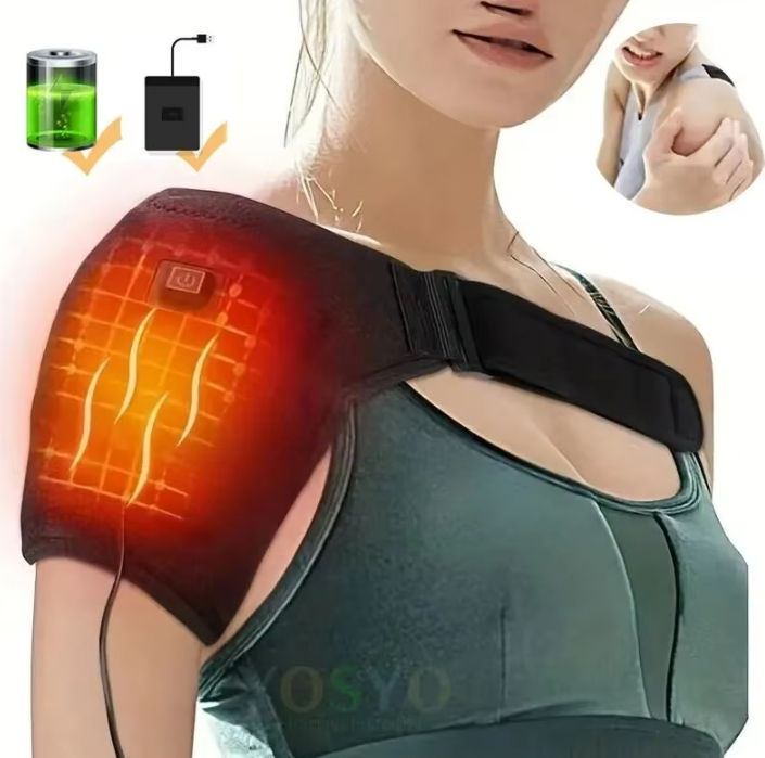 Thumbnail: Heated Shoulder Brace  Electric Wrap Rotator Cuff Pain Relief Muscle Recovery