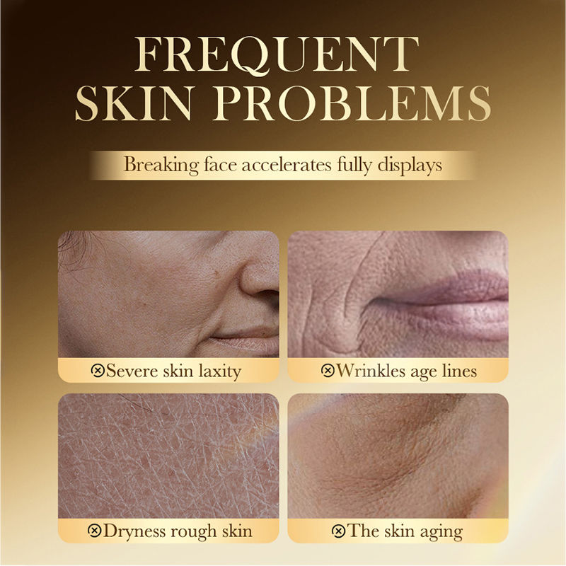 Thumbnail: SADOER Golden Collagen Facial Masks Moisturizing Anti-Aging Anti Wrinkles Face 