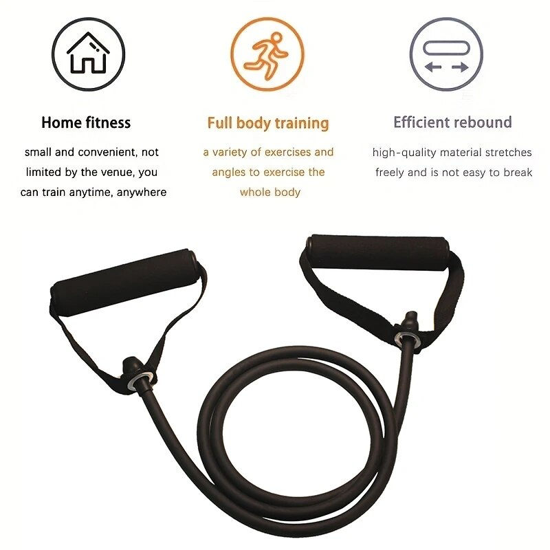 Thumbnail: Exercise Bands With Handles – Home Strength Training