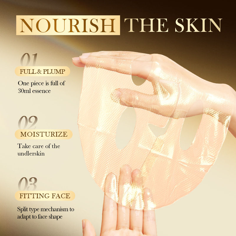 Thumbnail: SADOER Golden Collagen Facial Masks Moisturizing Anti-Aging Anti Wrinkles Face 