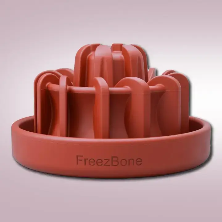 Freezbone Freezlava Enrichment Feeder - Red