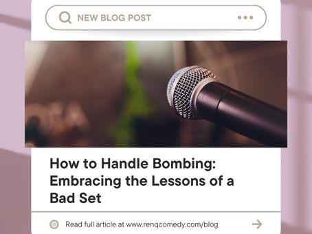 How to Handle Bombing: Embracing the Lessons of a Bad Set