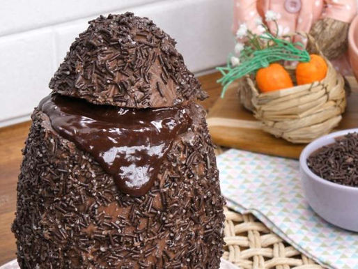 Ovo de Páscoa de pote