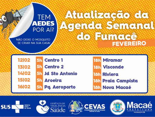 Combate à dengue continua nos dias de Carnaval