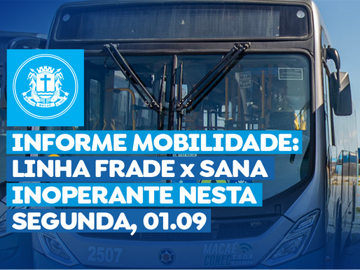 Macaé: Linha Frade x Sana fora de operação devido às chuvas