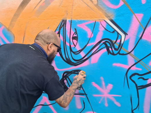 Muro do “Maria Isabel” recebe em Macaé intervenção artística