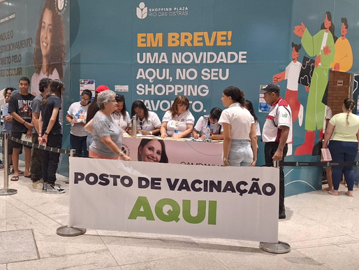Secretaria de Saúde segue com vacinação no Shopping Plaza Rio das Ostras