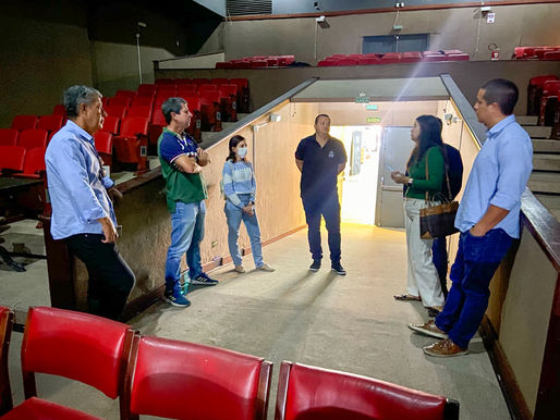 Macaé: Reforma do Teatro Municipal é prioridade em projeto de revitalização da Cultura