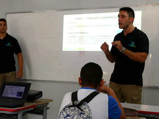 Escola Municipal recebe projeto socioeducativo para promover cultura de paz