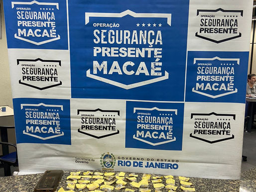 Operação segurança Presente de Macaé prende simultaneamente dois traficantes de crack no centro