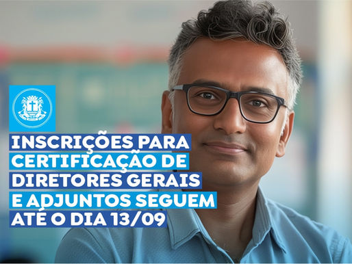 Inscrições para certificação de diretores gerais e adjuntos seguem em Macaé até dia 13