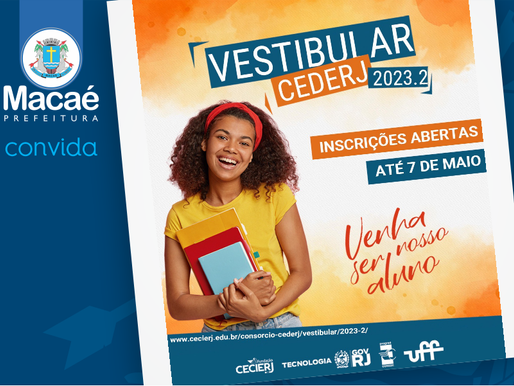 Vestibular Cederj: inscrições abertas até sete de maio