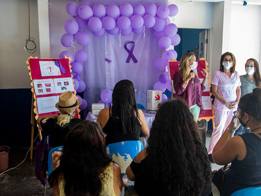 Março Lilás alerta para o câncer de colo uterino