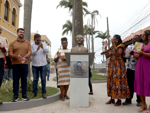 Busto do líder quilombola Carukango é inaugurado em Macaé