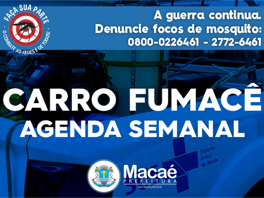 Vigilância Ambiental em Saúde atua em bairros a partir desta terça-feira