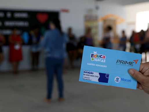 Começa em Macaé distribuição de cartões para compra de material e uniforme