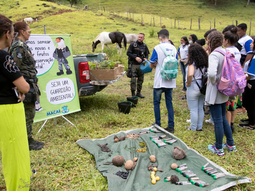 Macaé: Alunos aprendem educação ambiental na natureza