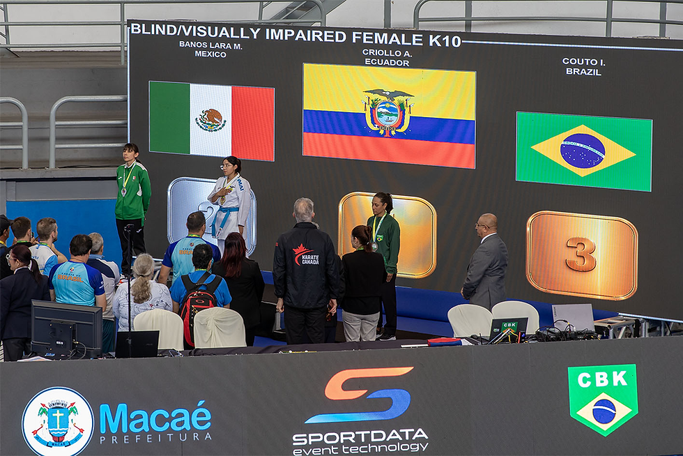 Seleção Brasileira de Karatê segue na liderança do PAN-Americano 2026 neste sábado