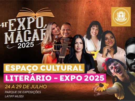 Secretaria de Cultura terá Espaço Cultural Literário na Expo 2025