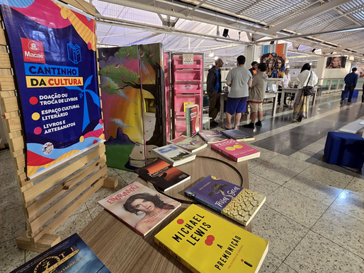 Literatura e arte movimentam o Shopping Plaza Macaé no Giro Cultural