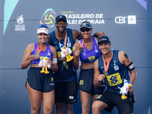 Duda/Ana Patrícia e Evandro/Arthur Lanci são campeões da 7ª etapa do Circuito Brasileiro de Vôlei de Praia, em João Pessoa (PB)