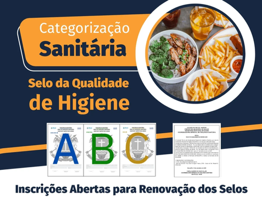 Abertas em Macaé inscrições para renovação do Selo de Qualidade da Higiene