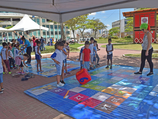 Mês das Crianças começa com muita diversão e aprendizado