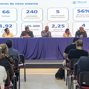 Audiência pública apresenta diretrizes para nova licitação do transporte coletivo de Macaé