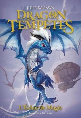 Couverture de l'éclair de magie - dragon des tempêtes 1