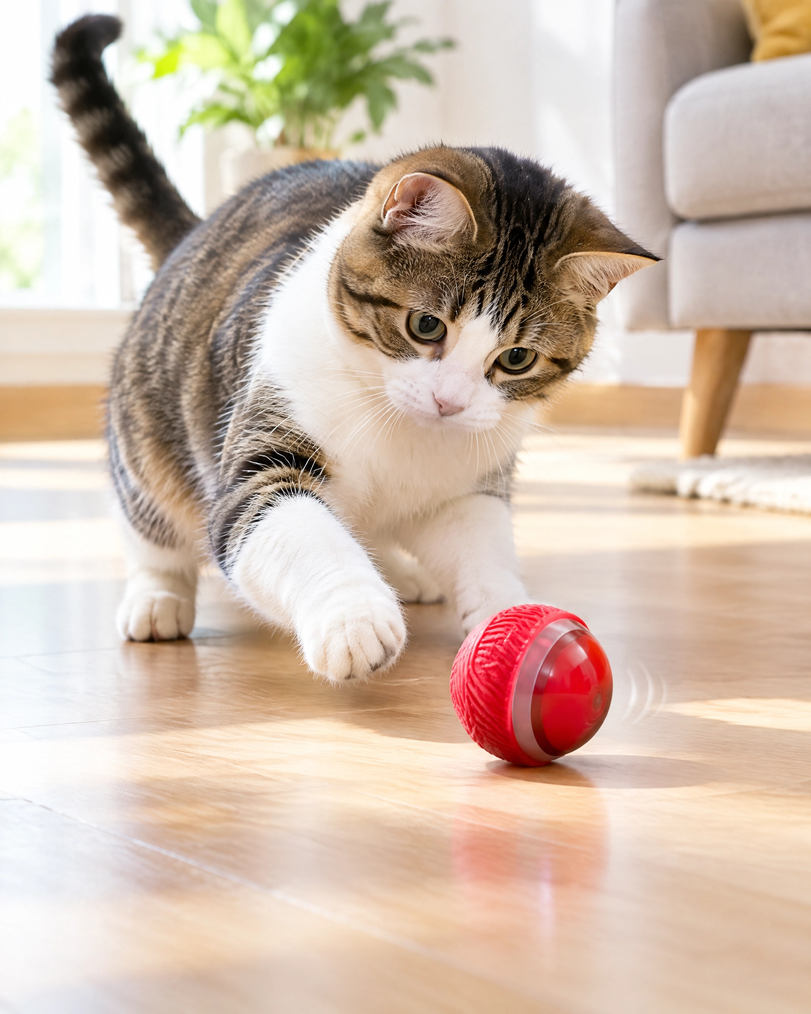 Pelota Interactiva para Gatos.