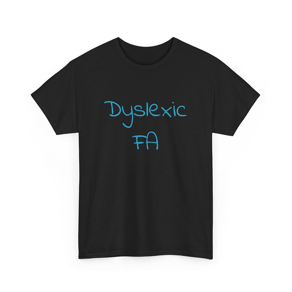 Thumbnail: Dyslexic FA shirt