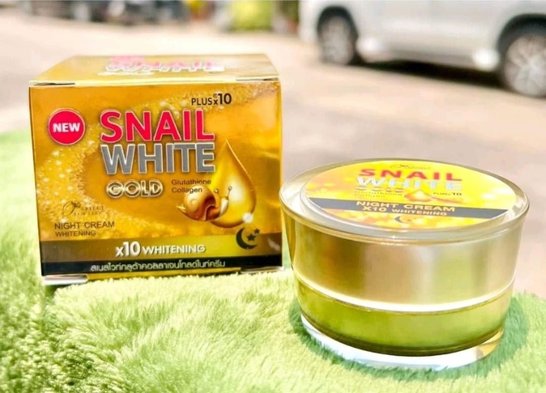 Snail White GOLD Gluta Collagen plus Night Cream | 20g