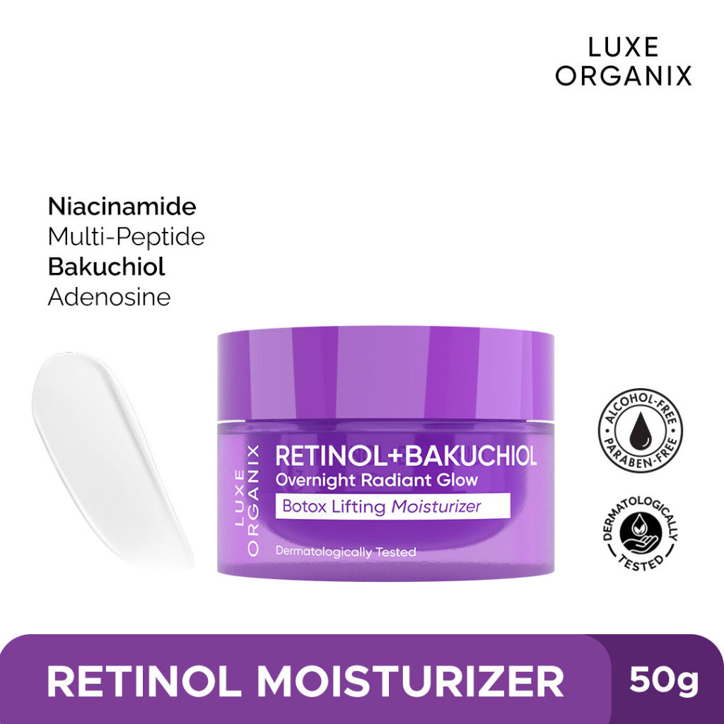 LUXE ORGANIX Overnight Radiant Glow Botox Lifting Moisturizer 50g