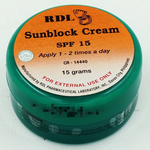 RDL Sunblock Cream 15g The Goddess Beauty