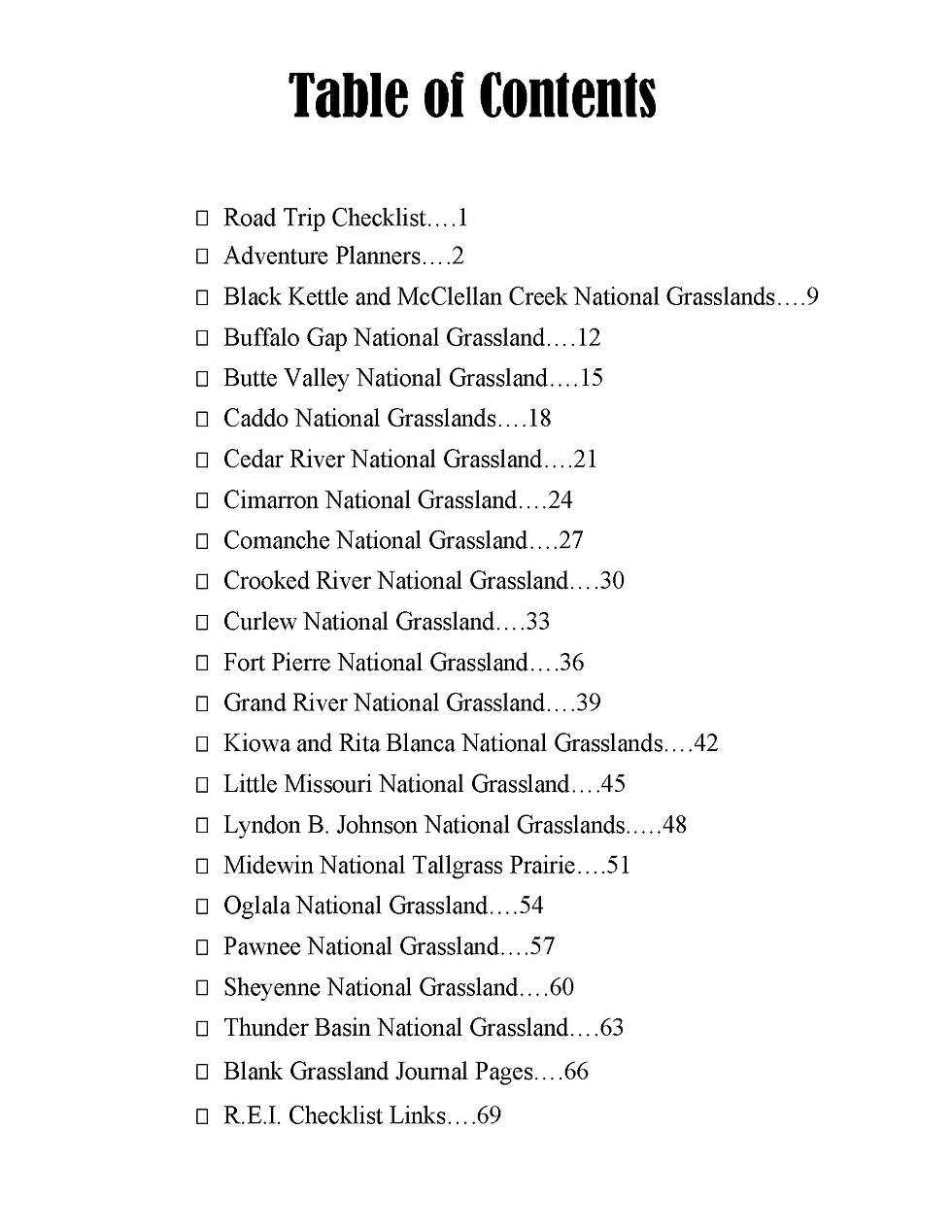 Thumbnail: National Grasslands Adventure Journal: DIGITAL DOWNLOAD