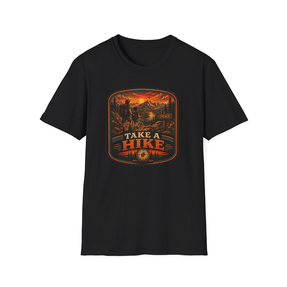 Thumbnail: Take a Hike T‑Shirt — Vintage Mountain Hiking Tee